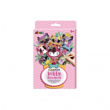 TOY AVENIR SCRATCH KITTY BOUQUET