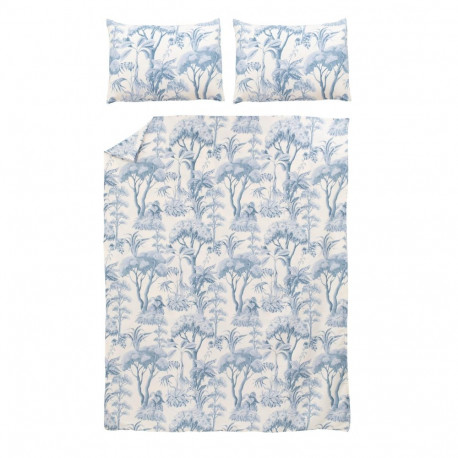 voodipesukomplekt Tropical Eden satiin 160x200