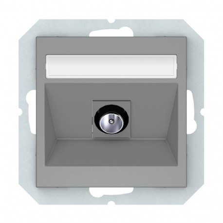 TV SOCKET GREY TVL01-02 QR1000