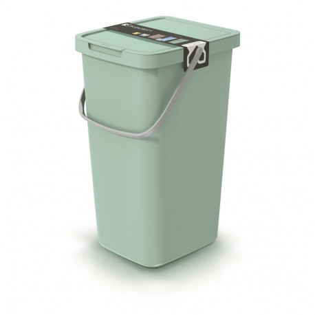 WASTE BIN SOFT GREEN 25L