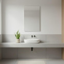 lihtne C-servaga rippuv peegel 45x30cm