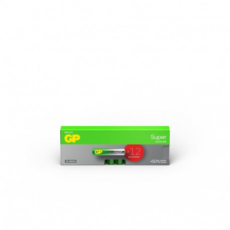 BATTERIES SUPER ALKALINE AAA 1.5V 12PCE