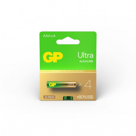 BATTERIES ULTRA ALKALINE AAA 1.5V 4PCE