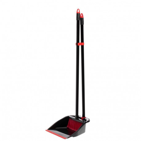 FOLDING DUST PAN WITH BROOM