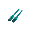EFB RJ45 patchkaabel S/FTP Cat.6A LSZH 30.00m, roheline