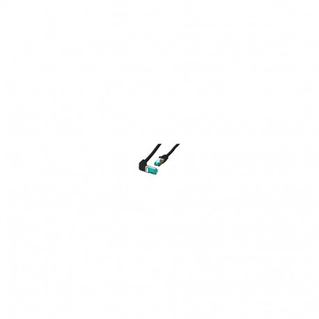 "EFB RJ45 Patchkabel S/FTP, Cat.6A, LSZH,90° gewinkelt, 5m"