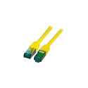 EFB patchkaabel RJ45 S/FTP Cat.6A LSZH 15.00m, kollane