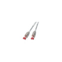 "EFB RJ45 Patchkabel S/FTP Cat.6A TM21 UC900 1.00m weiß"