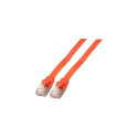 "EFB RJ45 Flachpatchkabel U/FTP, Cat.6A, PVC, 1m, rot"