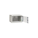 "19"" Wandgehäuse Flat Pack 12HE, Tiefe 600 mm, grau"