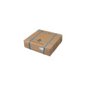 "19"" Wandgehäuse Flat Pack 12HE, Tiefe 450 mm, grau"