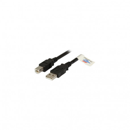 "EFB USB2.0 Anschlusskabel A-B,St.-St.,1.8m,schwarz,Premium"