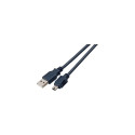 "EFB USB2.0 Kabel A-Mini B (5polig),St.-St.,1.0m,sw,Classic"
