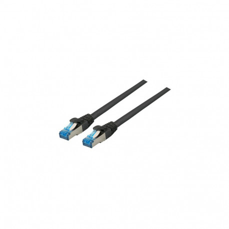 "EFB RJ45 Patchkabel S/FTP Cat6A Superflex LSZH SCHWARZ Laenge 25m 10Gbit 500MhZ 100 Prozent Kupfer 