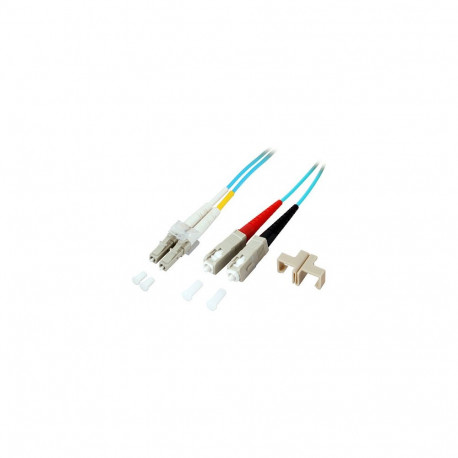 "EFB Duplex Patchkabel LC-SC 50/125 OM3 LSZH 2mm 1.0m aqua"