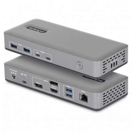 "D StarTech 3X MONITOR USB-C DOCK 100W PD"