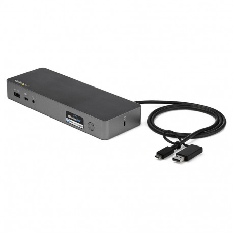 "D StarTech Universal Laptop Dockingstation - USB-C & USB 3.0 Dock - Dual 4K - Mac Windows & Chrome 