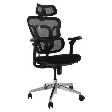 "Equip Ergonomischer Bürostuhl+Kopf/Armstützen+SFS schwarz lite Retail"