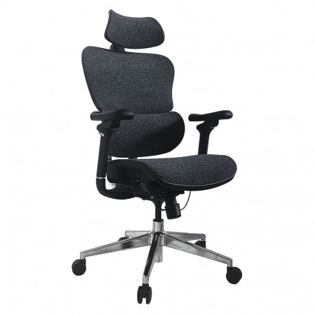 "Equip Ergonomischer Bürostuhl+Kopf/Armstützen blau/schwarz lite Retail"