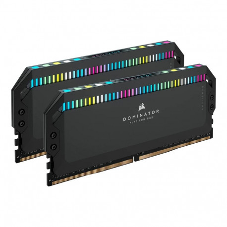 "32 GB Corsair DIMM 6200 (2x 16 GB) Dual-Kit (schwarz. CMT32GX5M2X6200C36. Dominator Platinum RGB. I