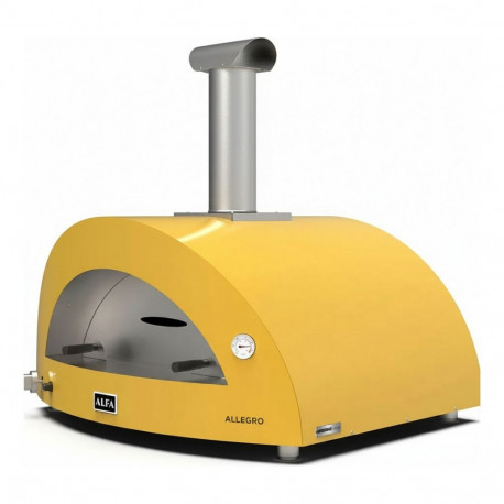 "Alfa Forni Moderno 5 Pizze Hybrid Fire Yellow"