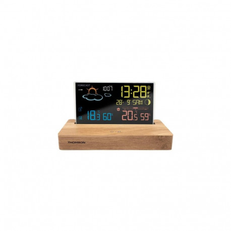 Thomson CT610 digital weather station Wood LCD AC/Battery