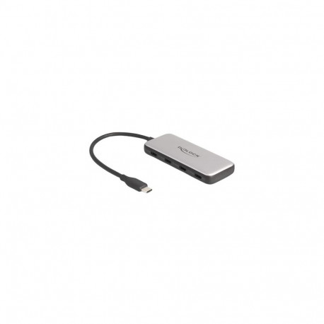 DeLOCK USB 10 Gbps USB Type-C Hub with 4 x USB Type-C female and PD 85 Watt