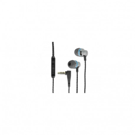 DeLOCK In-Ear Headphones with 4 pin 3.5 mm Stereo jack plug, Microphone and Volume Control + Quick M