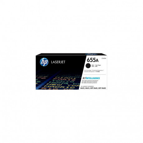 HP 655A Black Original LaserJet Toner Cartridge