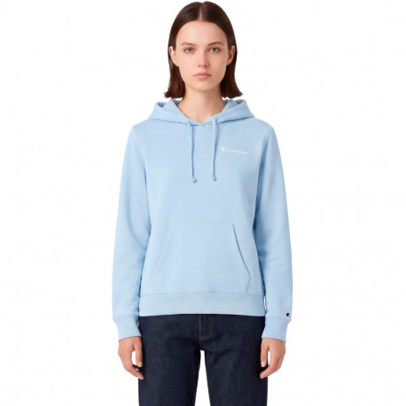 Bluza damska Champion Hoodie Sweatshirt błękitna 118404 BS224 S