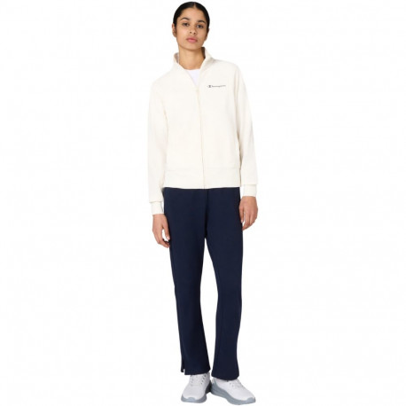 Dres damski Champion Full Zip Suit kremowo-granatowy 117988 YS084 M