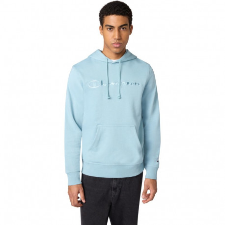 Bluza męska Champion Hooded Sweatshirt błękitna 220782 BS221 2XL