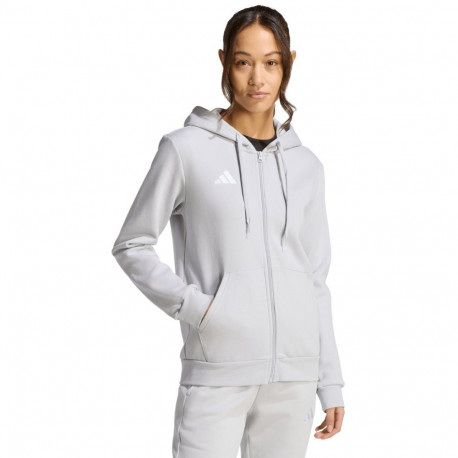 Bluza damska adidas Entrada 26 Full Zip Hoodie szara KF5936 XL