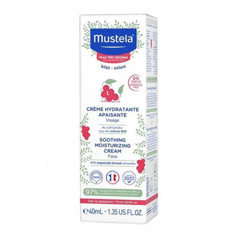 MUSTELA BEBE CREMA FACIAL HIDRATANTE PIEL SENSIBLE 40ML