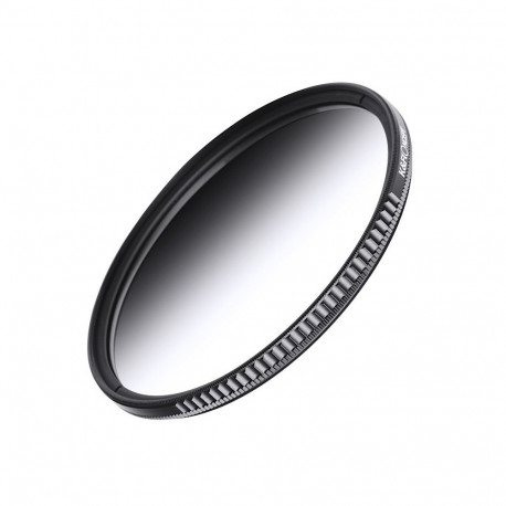 Graduated ND Filter - K&F Concept ND16 55 mm Optical Glass Filter, Anti-Reflective Coating, Black