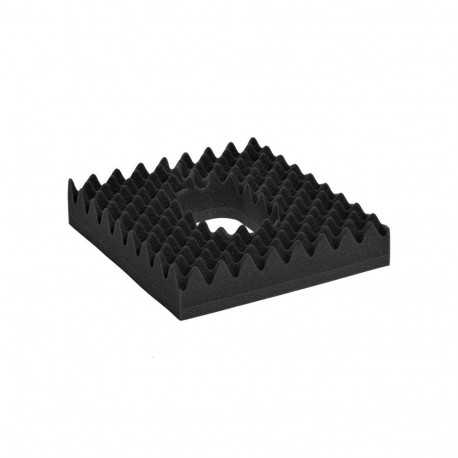 Cushion - REHA FUND RF-K1 Anti-Bedsore Foam Cushion 440 mm Width, 90 mm Height, Black