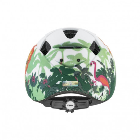 Child Bicycle Helmet - Uvex Kid 2 CC Multicolour, 46–52 cm, Removable Lining, LED Compatible