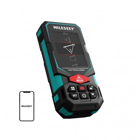 Measuring Tool - Mileseey S7 Laser Rangefinder 100m, ±2 mm Accuracy, Bluetooth, IP65 Black