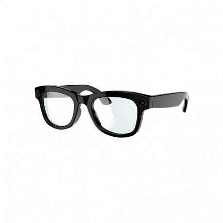 Smart Glasses - Zeblaze AI Eyewear 1080p Camera, Voice Assistant, Open-Ear Audio - Black