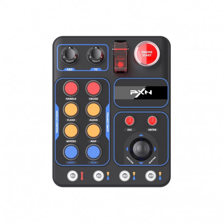 Control Box - PXN CB1 Wired Button Panel, 30 Programmable Buttons, USB-C, Black