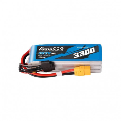 Battery - Gens Ace G-Tech 3300mAh 22.2V 60C 6S1P XT90 Lipo Black