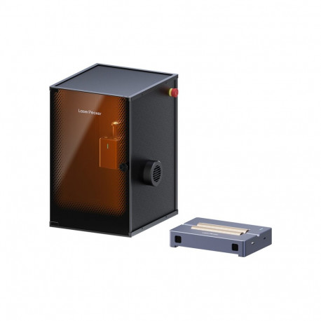Laser Engraver - LaserPecker LP2 Safeguard 5W Blue Diode Laser, Bluetooth, Enclosed Design, Black