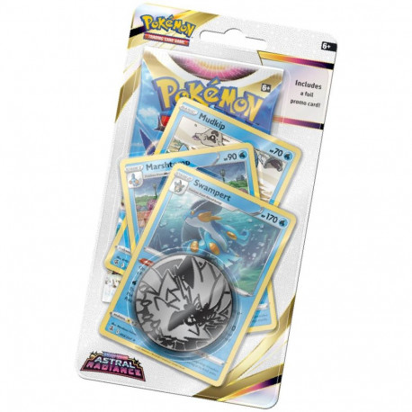 Trading Card Game - Pokémon TCG: Sword & Shield: Swampert Astral Radiance Premium Pack With 1 Booste