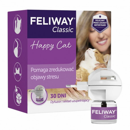 Pet Stress Relief - CEVA Feliway Classic Diffuser And Refill 48 ml - White