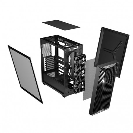 Computer Case - Corsair 3200D RS Midi Tower, Supports Mini-ATX/ATX/micro ATX, 40 cm GPU Length, Blac