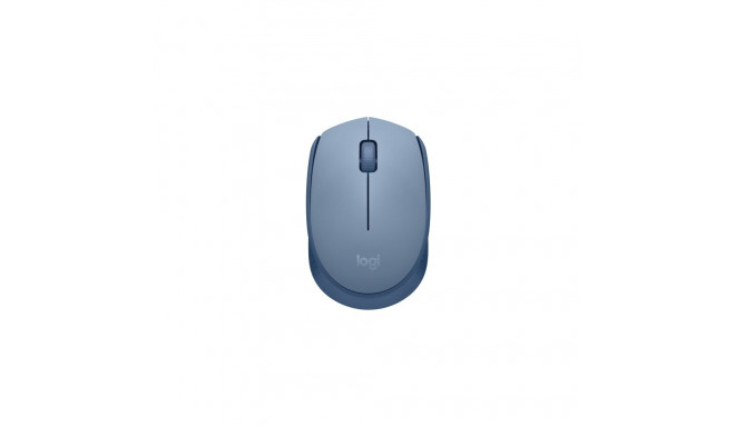 Logitech M171 Wireless Mouse RF Wireless, 1000 DPI, Blue Gray