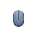 Logitech M171 Wireless Mouse RF Wireless, 1000 DPI, Blue Gray