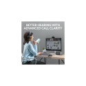 Logitech Zone Wireless 2 UC Wireless Headset, USB-C, USB-C Bluetooth receiver, Graphite