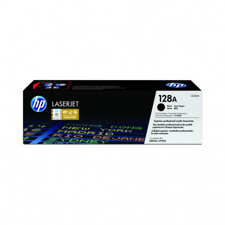 HP 128A (CE320A) Toner Cartridge, Black
