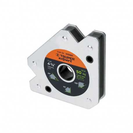 Truper Expert welding magnet 103x154mm, 50kg load capacity